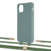 Чехол Upex Alter Eyelets for iPhone 11 Pro Max Basil with Twine Mint and Fausset Gold (UP107447)