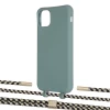 Чохол Upex Alter Eyelets for iPhone 11 Pro Max Basil with Twine Copper and Fausset Gold (UP107450)