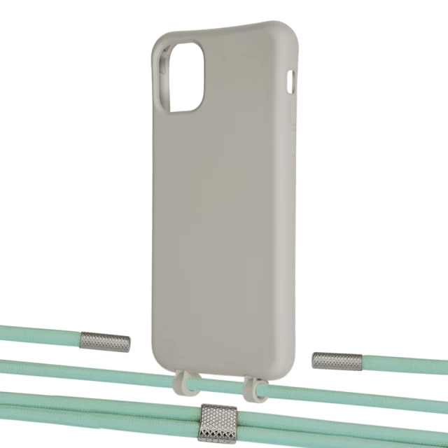 Чохол Upex Alter Eyelets for iPhone 11 Pro Max Anchor with Twine Pistachio and Fausset Silver (UP107479)