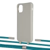 Чехол Upex Alter Eyelets for iPhone 11 Pro Max Anchor with Twine Cyan and Fausset Silver (UP107483)