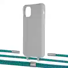 Чохол Upex Alter Eyelets for iPhone 11 Pro Max Anchor with Twine Cyan and Fausset Silver (UP107483)