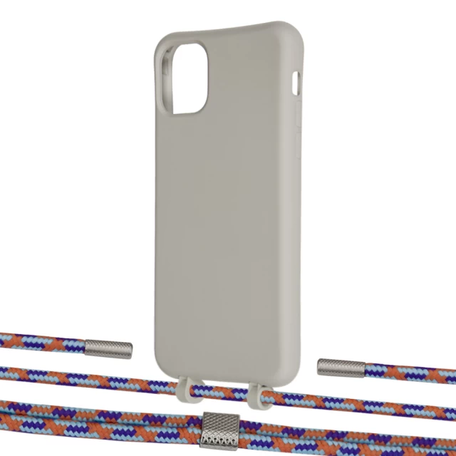 Чехол Upex Alter Eyelets for iPhone 11 Pro Max Anchor with Twine Blue Sunset and Fausset Silver (UP107485)