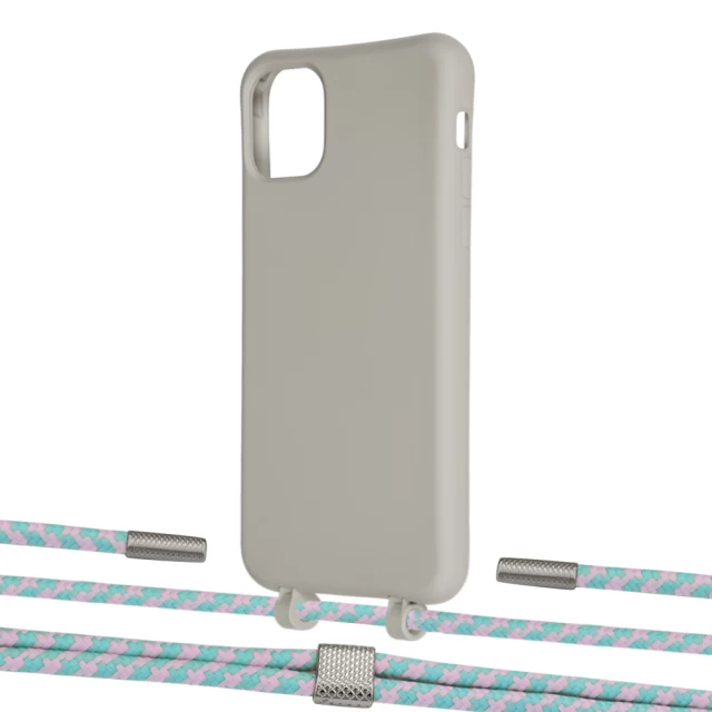Чехол Upex Alter Eyelets for iPhone 11 Pro Max Anchor with Twine Turquoise and Fausset Silver (UP107486)