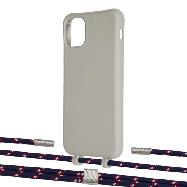 Чехол Upex Alter Eyelets for iPhone 11 Pro Max Anchor with Twine Blue Marine and Fausset Silver (UP107487)
