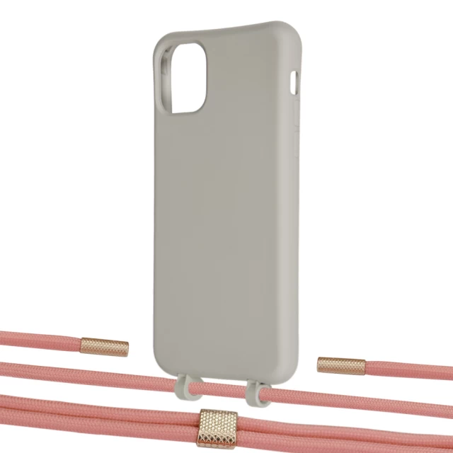 Чохол Upex Alter Eyelets for iPhone 11 Pro Max Anchor with Twine Cantaloupe and Fausset Gold (UP107494)