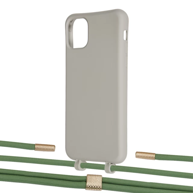 Чохол Upex Alter Eyelets for iPhone 11 Pro Max Anchor with Twine Mint and Fausset Gold (UP107498)