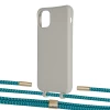 Чохол Upex Alter Eyelets for iPhone 11 Pro Max Anchor with Twine Cyan and Fausset Gold (UP107500)