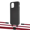 Чохол Upex Alter Eyelets for iPhone 12 | 12 Pro Onyx with Twine Red and Fausset Matte Black (UP107510)