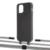 Чехол Upex Alter Eyelets for iPhone 12 | 12 Pro Onyx with Twine Gray and Fausset Matte Black (UP107514)