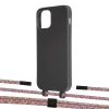 Чохол Upex Alter Eyelets for iPhone 12 | 12 Pro Onyx with Twine Mulberry and Fausset Matte Black (UP107516)