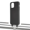 Чохол Upex Alter Eyelets for iPhone 12 | 12 Pro Onyx with Twine Gray and Fausset Silver (UP107531)