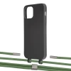Чохол Upex Alter Eyelets for iPhone 12 | 12 Pro Onyx with Twine Mint and Fausset Silver (UP107532)
