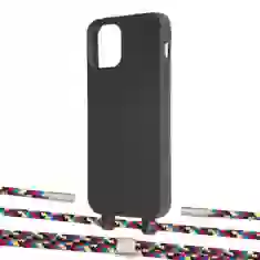 Чехол Upex Alter Eyelets for iPhone 12 | 12 Pro Onyx with Twine Critical Camouflage and Fausset Silver (UP107539)