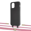 Чехол Upex Alter Eyelets for iPhone 12 | 12 Pro Onyx with Twine Coral and Fausset Gold (UP107543)