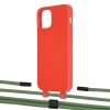 Чохол Upex Alter Eyelets for iPhone 12 | 12 Pro Red with Twine Mint and Fausset Matte Black (UP107566)