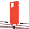 Чехол Upex Alter Eyelets for iPhone 12 | 12 Pro Red with Twine Mulberry and Fausset Matte Black (UP107567)