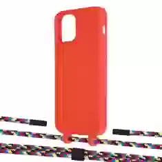 Чохол Upex Alter Eyelets for iPhone 12 | 12 Pro Red with Twine Critical Camouflage and Fausset Matte Black (UP107573)