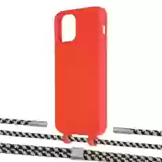 Чехол Upex Alter Eyelets for iPhone 12 | 12 Pro Red with Twine Copper and Fausset Silver (UP107586)