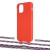 Чехол Upex Alter Eyelets for iPhone 12 | 12 Pro Red with Twine Blue Sunset and Fausset Silver (UP107587)