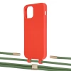 Чехол Upex Alter Eyelets for iPhone 12 | 12 Pro Red with Twine Mint and Fausset Gold (UP107600)