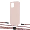 Чохол Upex Alter Eyelets for iPhone 12 | 12 Pro Crepe with Twine Mulberry and Fausset Matte Black (UP107618)