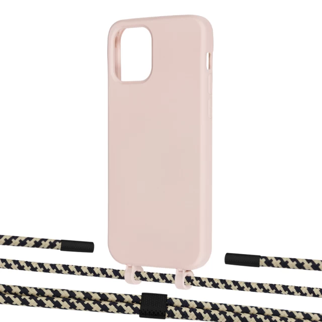 Чохол Upex Alter Eyelets for iPhone 12 | 12 Pro Crepe with Twine Copper and Fausset Matte Black (UP107620)