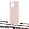 Чехол Upex Alter Eyelets for iPhone 12 | 12 Pro Crepe with Twine Critical Camouflage and Fausset Matte Black (UP107624)