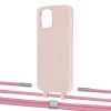 Чохол Upex Alter Eyelets for iPhone 12 | 12 Pro Crepe with Twine Coral and Fausset Silver (UP107628)