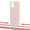 Чохол Upex Alter Eyelets for iPhone 12 | 12 Pro Crepe with Twine Cantaloupe and Fausset Silver (UP107630)