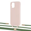 Чехол Upex Alter Eyelets for iPhone 12 | 12 Pro Crepe with Twine Mint and Fausset Gold (UP107651)