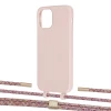 Чохол Upex Alter Eyelets for iPhone 12 | 12 Pro Crepe with Twine Mulberry and Fausset Gold (UP107652)