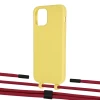 Чехол Upex Alter Eyelets for iPhone 12 | 12 Pro Daffodil with Twine Red and Fausset Matte Black (UP107663)