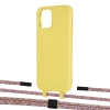 Чохол Upex Alter Eyelets for iPhone 12 | 12 Pro Daffodil with Twine Mulberry and Fausset Matte Black (UP107669)