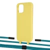 Чохол Upex Alter Eyelets for iPhone 12 | 12 Pro Daffodil with Twine Cyan and Fausset Matte Black (UP107670)