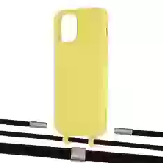 Чехол Upex Alter Eyelets for iPhone 12 | 12 Pro Daffodil with Twine Black  and Fausset Silver (UP107676)