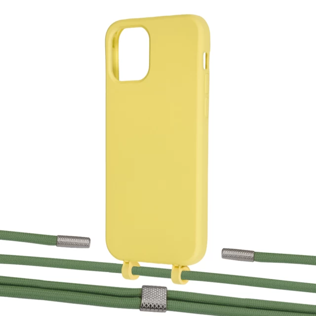 Чехол Upex Alter Eyelets for iPhone 12 | 12 Pro Daffodil with Twine Mint and Fausset Silver (UP107685)