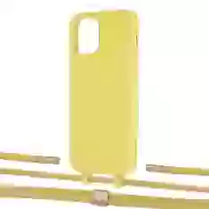 Чехол Upex Alter Eyelets for iPhone 12 | 12 Pro Daffodil with Twine Sunflower and Fausset Gold (UP107699)