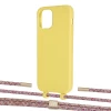 Чохол Upex Alter Eyelets for iPhone 12 | 12 Pro Daffodil with Twine Mulberry and Fausset Gold (UP107703)