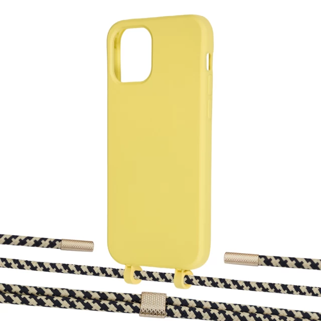 Чохол Upex Alter Eyelets for iPhone 12 | 12 Pro Daffodil with Twine Copper and Fausset Gold (UP107705)