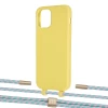 Чохол Upex Alter Eyelets for iPhone 12 | 12 Pro Daffodil with Twine Turquoise and Fausset Gold (UP107707)