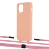 Чохол Upex Alter Eyelets for iPhone 12 | 12 Pro Tangerine with Twine Coral and Fausset Matte Black (UP107713)