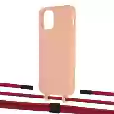Чохол Upex Alter Eyelets for iPhone 12 | 12 Pro Tangerine with Twine Red and Fausset Matte Black (UP107714)