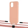 Чохол Upex Alter Eyelets for iPhone 12 | 12 Pro Tangerine with Twine Cantaloupe and Fausset Matte Black (UP107715)