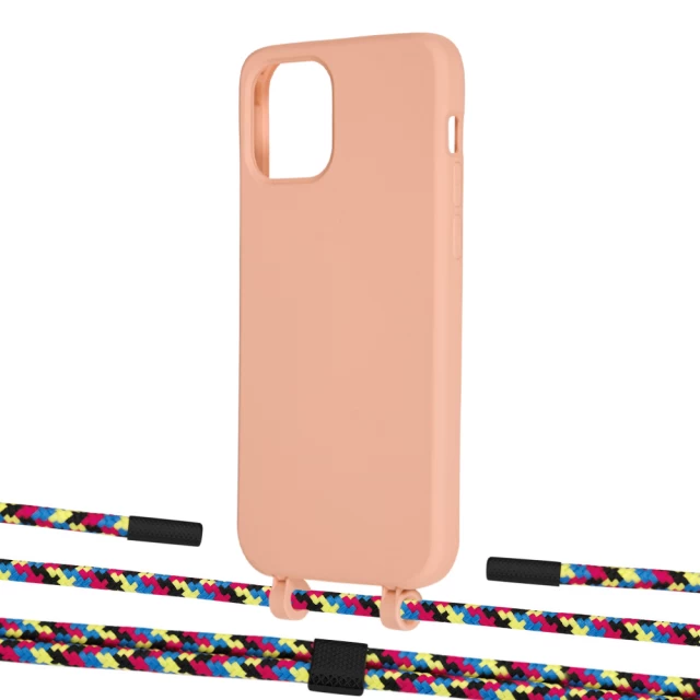 Чехол Upex Alter Eyelets for iPhone 12 | 12 Pro Tangerine with Twine Critical Camouflage and Fausset Matte Black (UP107726)