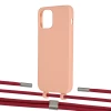 Чохол Upex Alter Eyelets for iPhone 12 | 12 Pro Tangerine with Twine Red and Fausset Silver (UP107731)