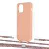 Чехол Upex Alter Eyelets for iPhone 12 | 12 Pro Tangerine with Twine Mulberry and Fausset Silver (UP107737)