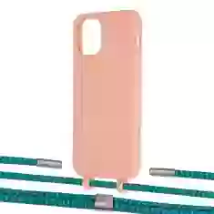 Чохол Upex Alter Eyelets for iPhone 12 | 12 Pro Tangerine with Twine Cyan and Fausset Silver (UP107738)