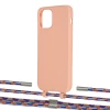 Чехол Upex Alter Eyelets for iPhone 12 | 12 Pro Tangerine with Twine Blue Sunset and Fausset Silver (UP107740)