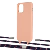 Чехол Upex Alter Eyelets for iPhone 12 | 12 Pro Tangerine with Twine Blue Marine and Fausset Silver (UP107742)