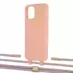 Чохол Upex Alter Eyelets for iPhone 12 | 12 Pro Tangerine with Twine Rose Gold and Fausset Gold (UP107746)